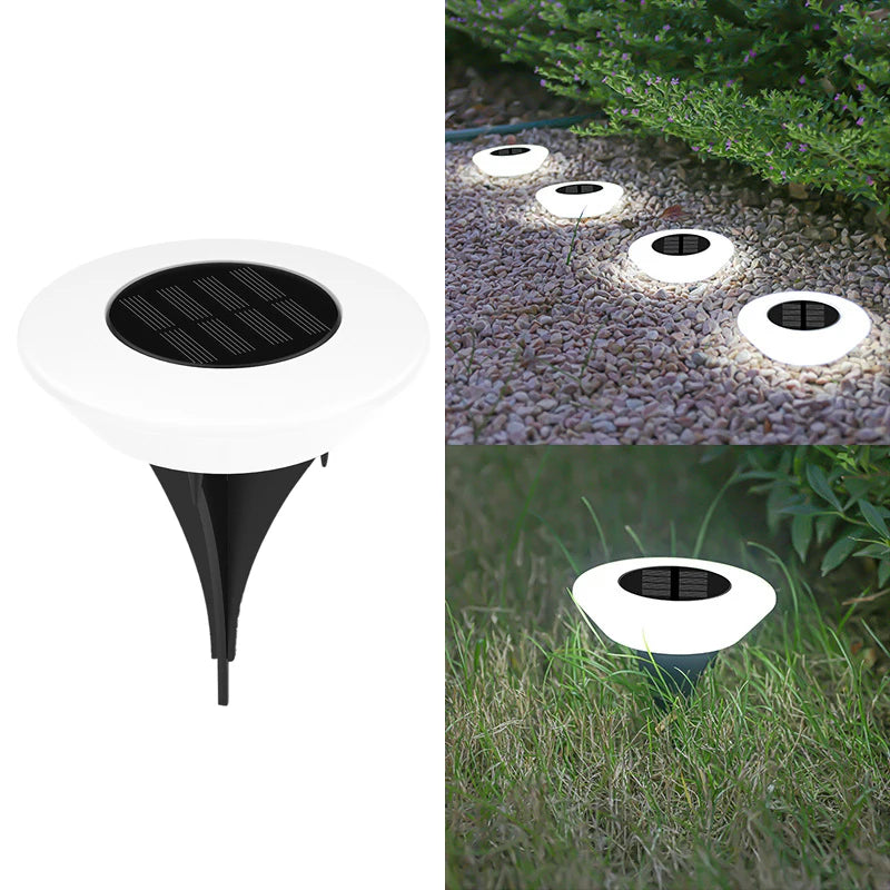 1/4Pack Solar Ground Lights, Waterproof Outdoor