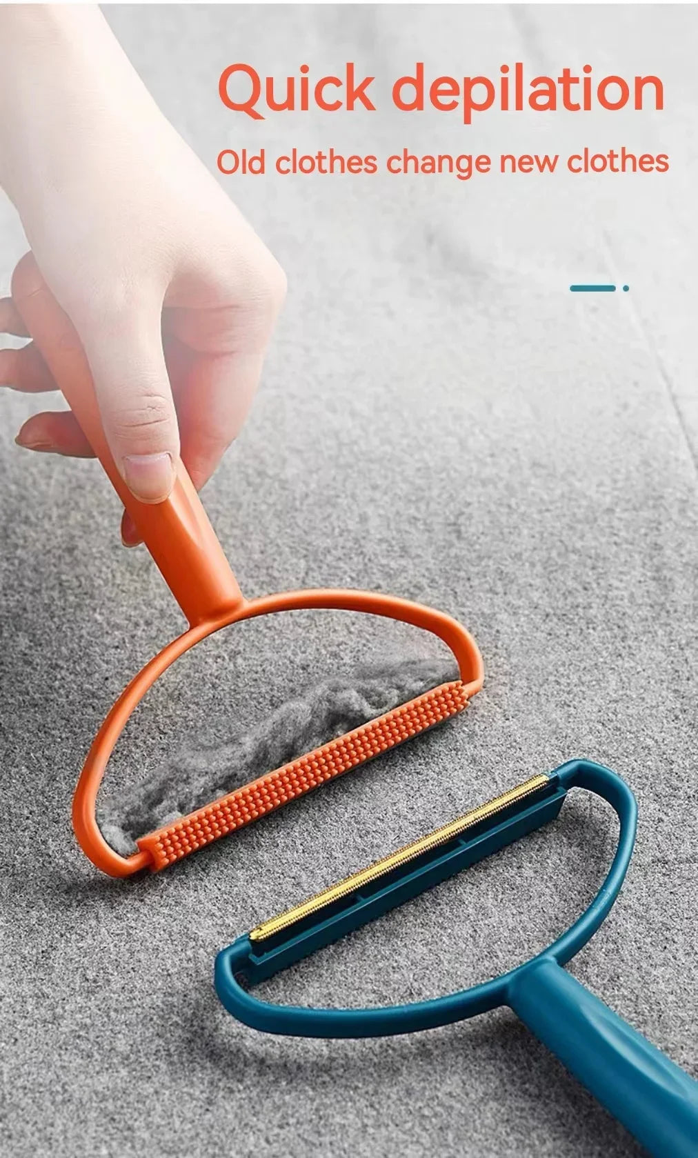 Portable Lint Remover for Coats & Carpets