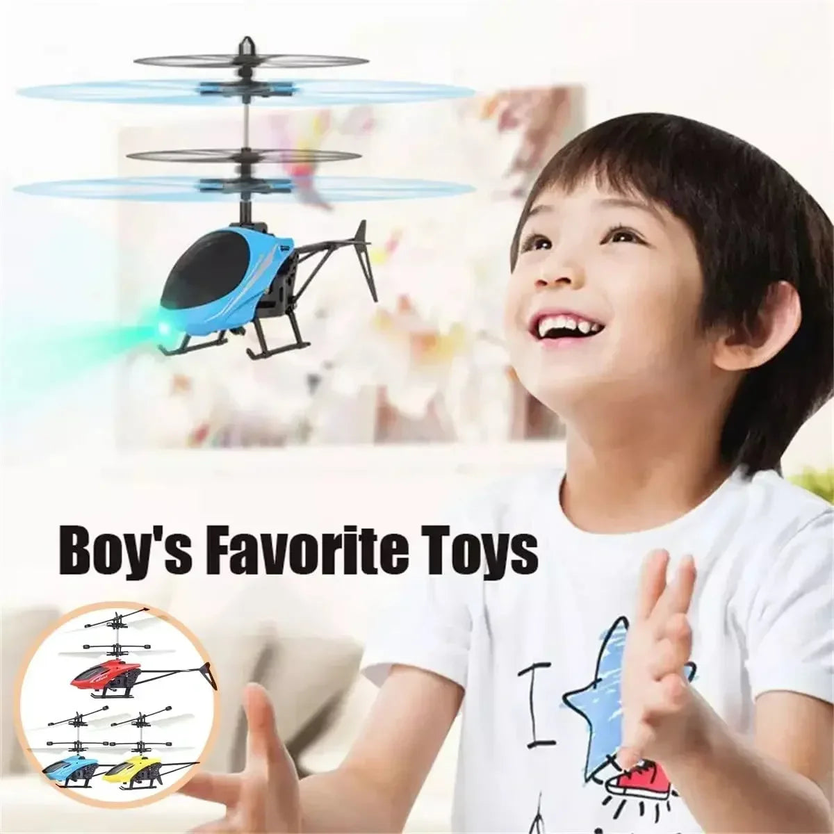 Mini RC Helicopter Drone – Safe Flying Fun for Kids!