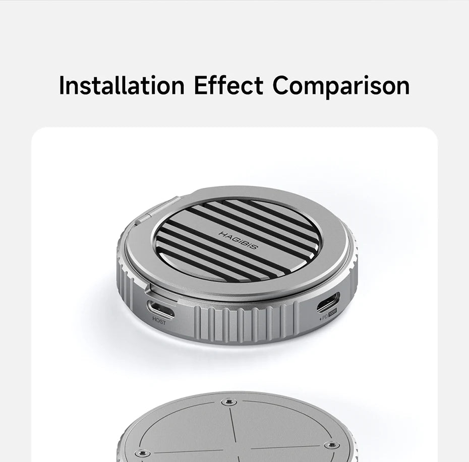 Hagibis Magnetic Heatsink Stand – Cool, Stable, MagSafe Ready!