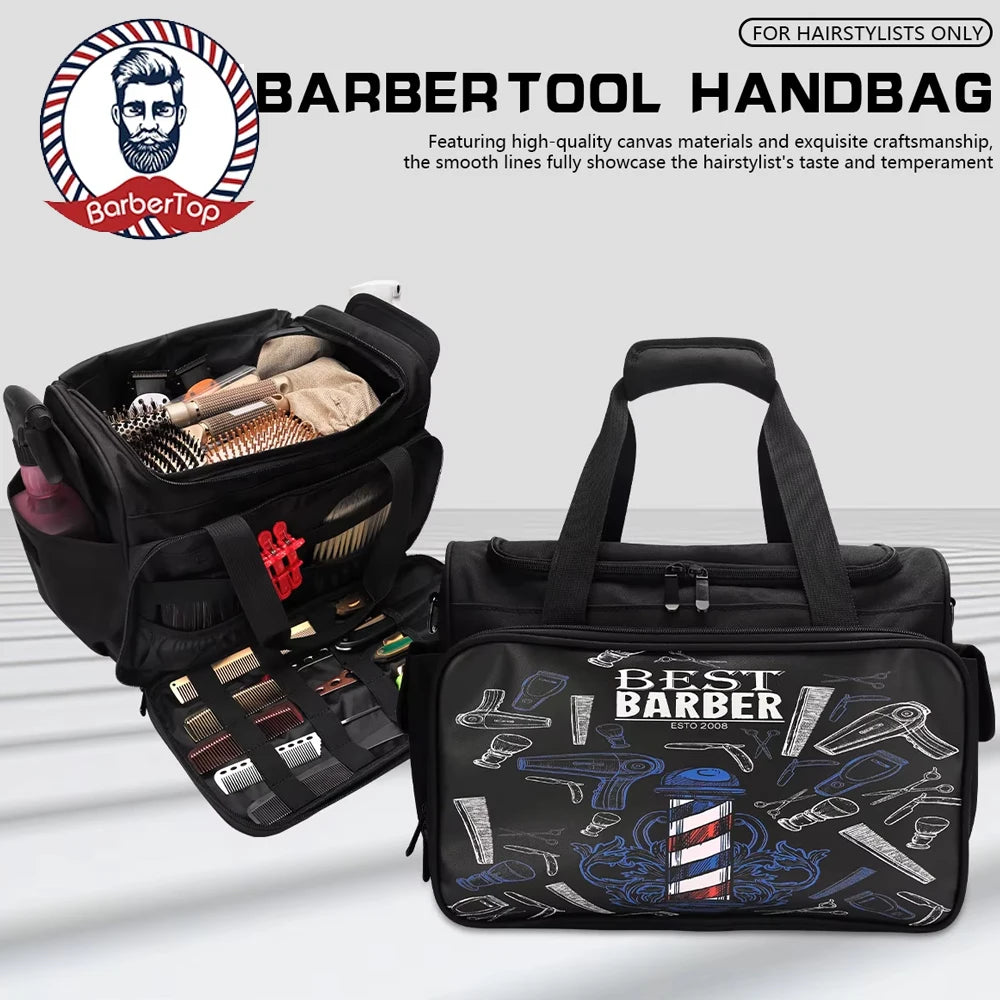 Organize your tools with this barber scissors comb bag!