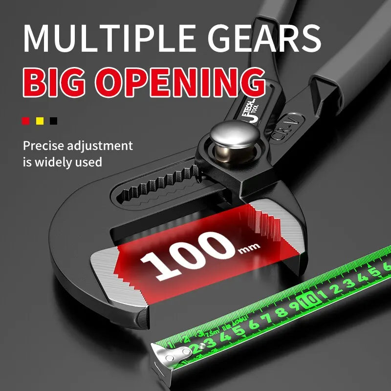 Adjustable Water Pump Pliers – Quick-Release Plumbing Tool