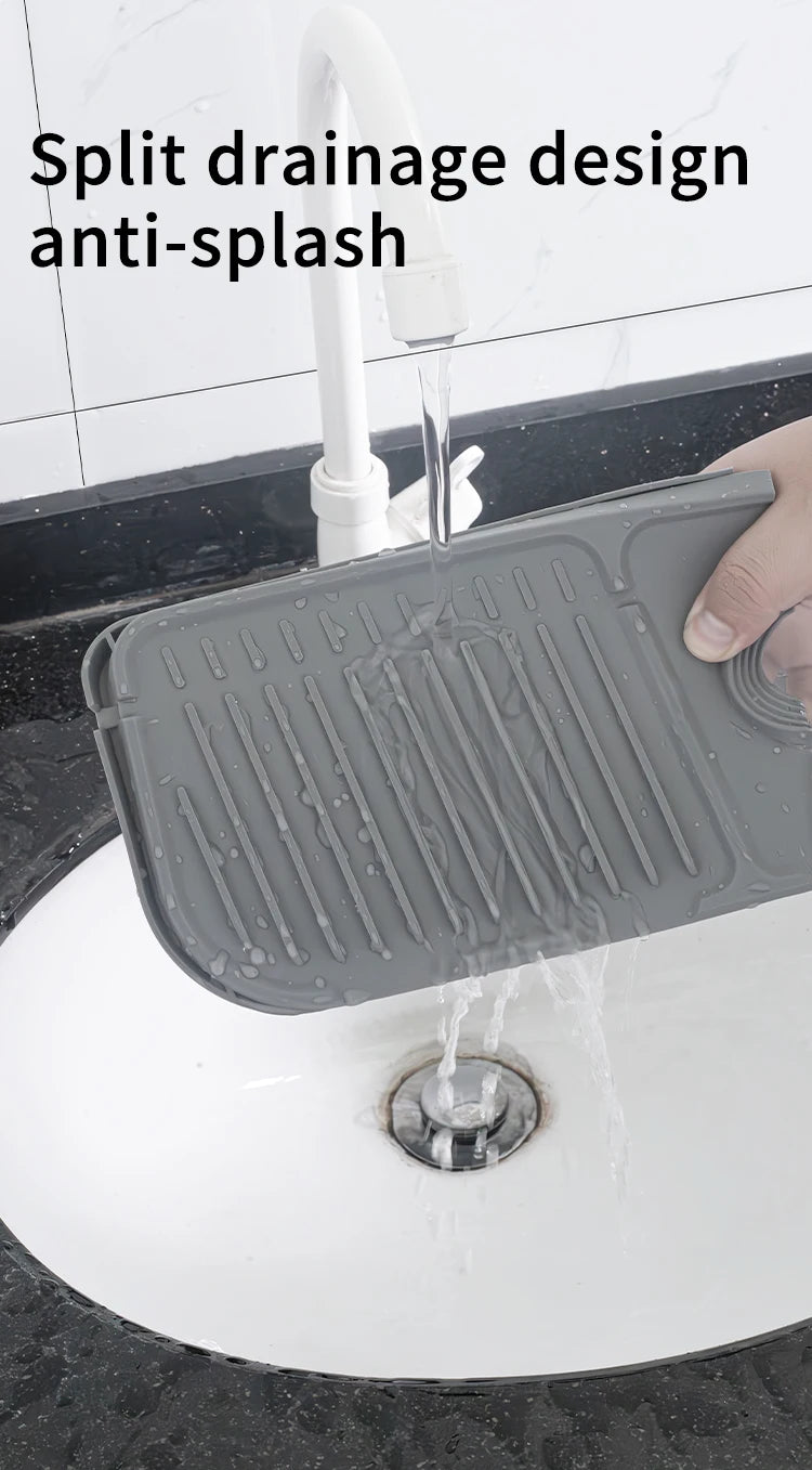 Silicone Faucet Mat Splash Guard Sink Protector