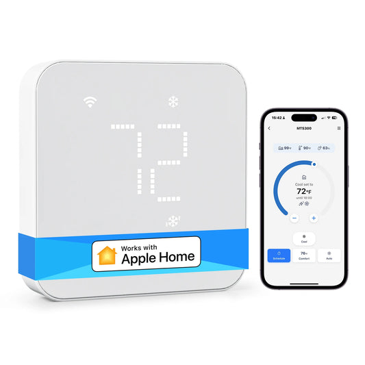 Meross Matter Smart Wi-Fi Thermostat – 24V HVAC Compatible