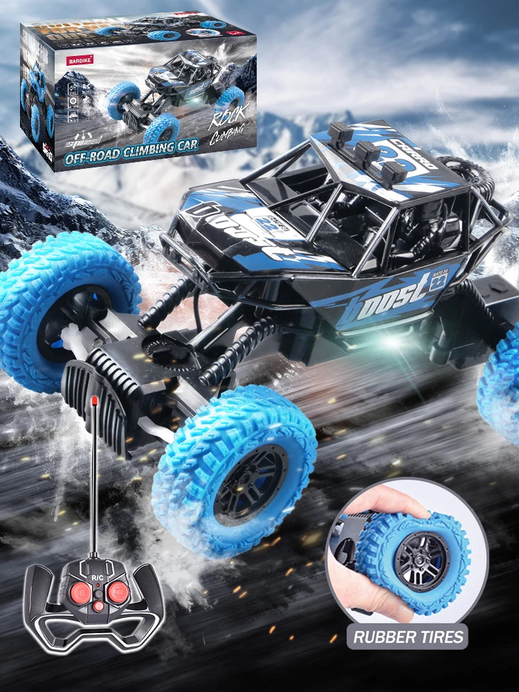 Off-Road RC Car with Flashing Lights – Christmas Gift
