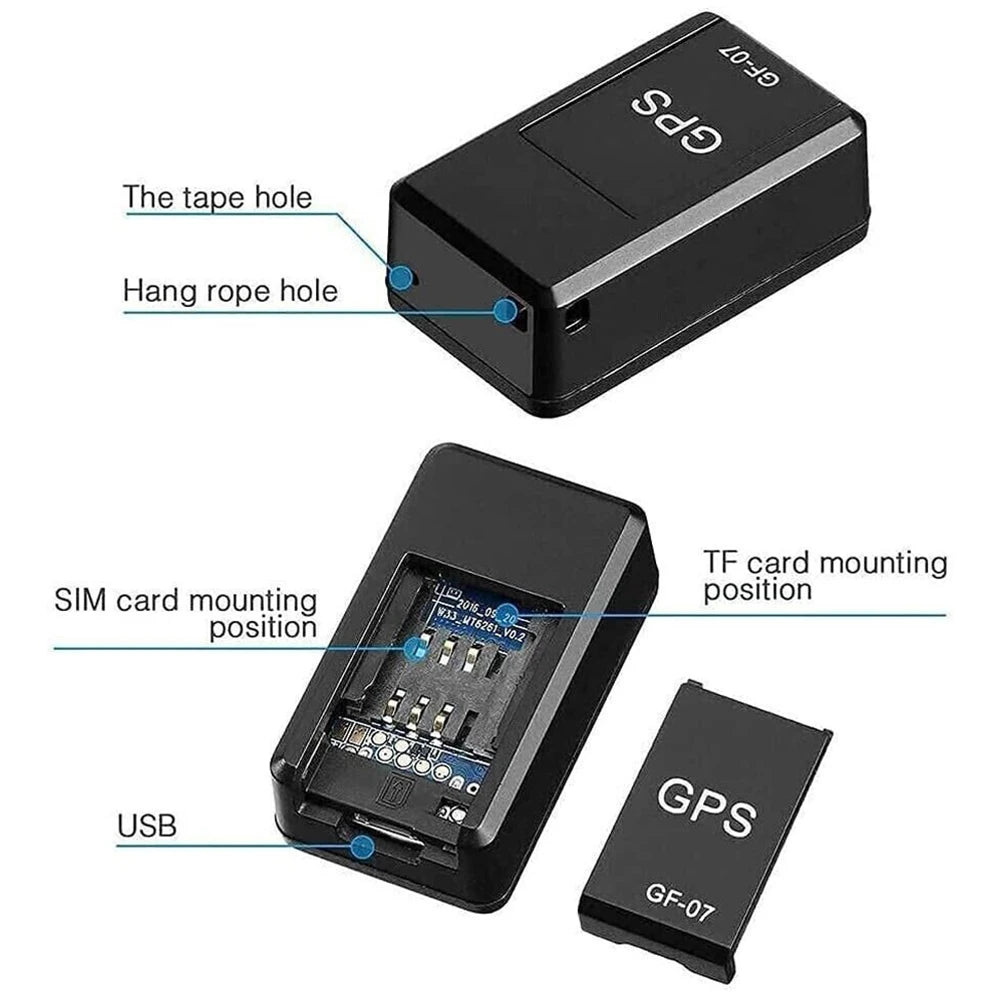Track anything anytime with the GF-07 Magnetic GPS Tracker!