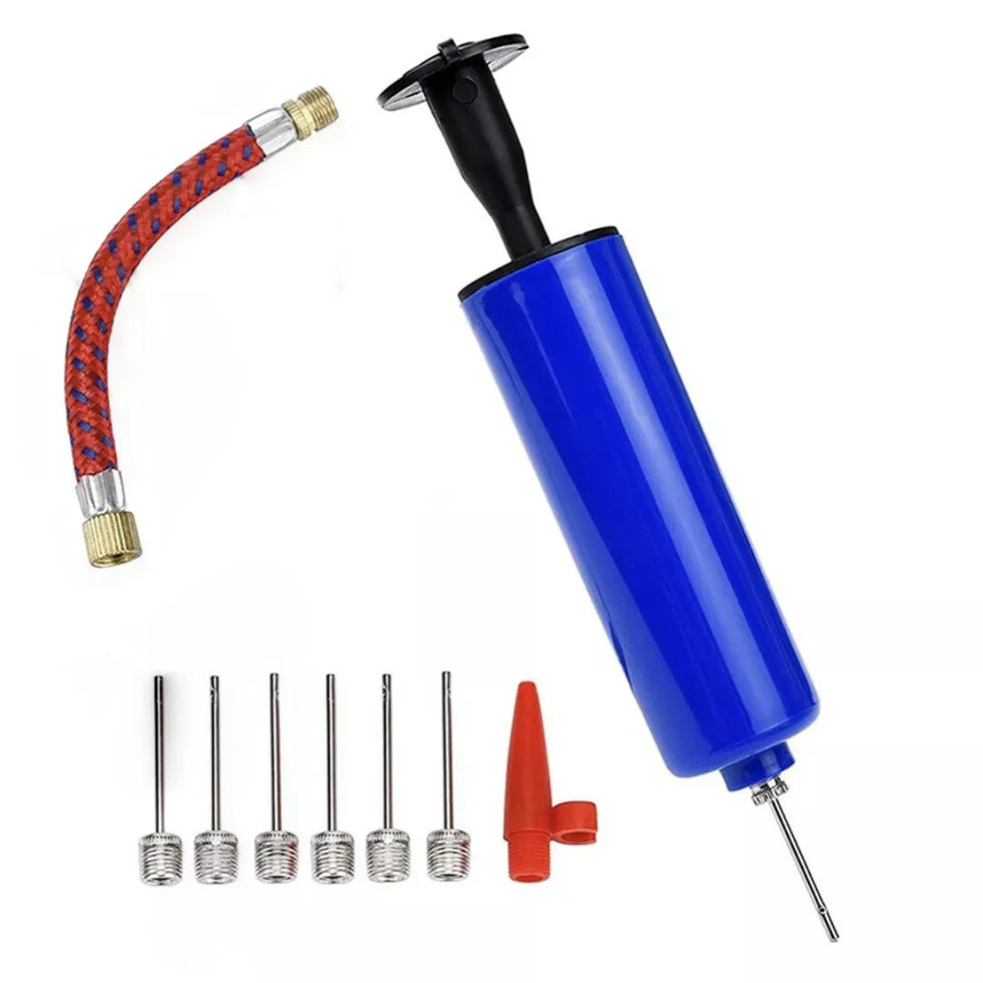 10pcs Portable Hand Ball Pump Set with Hose