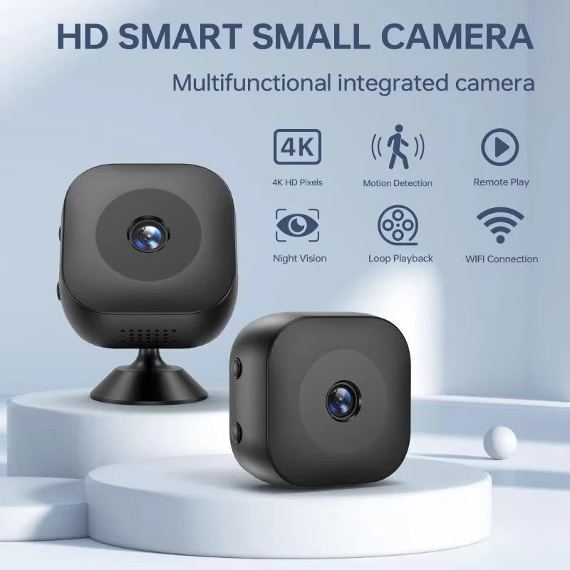 4K Mini WiFi Security Camera – Night Vision