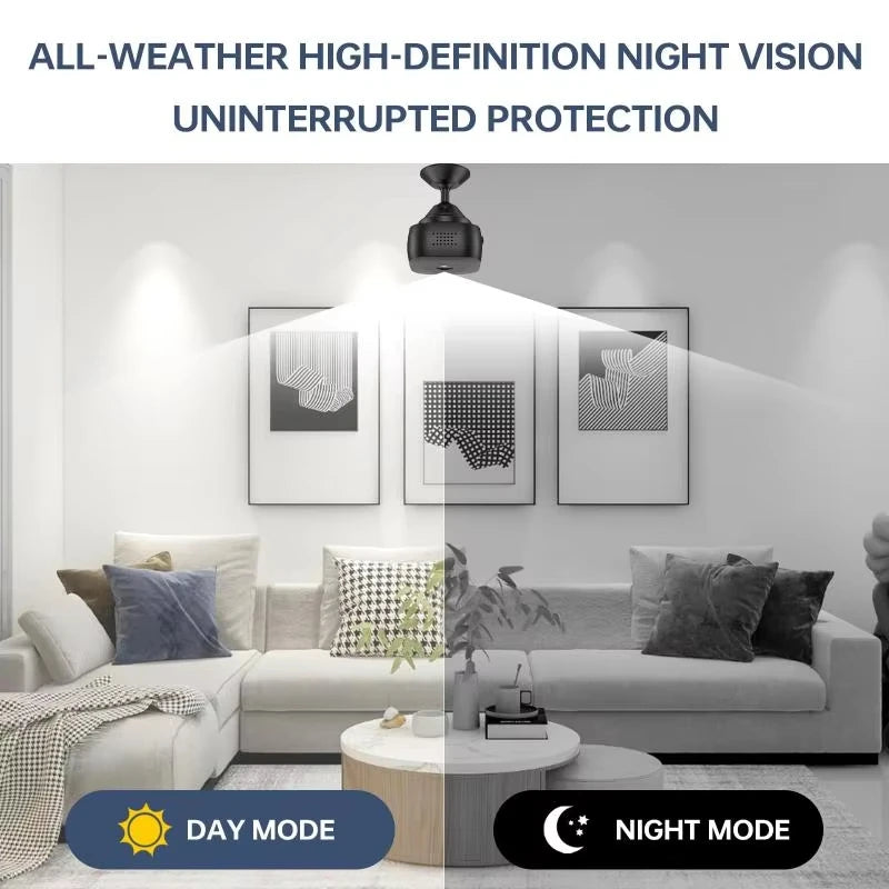 4K Mini WiFi Security Camera – Night Vision