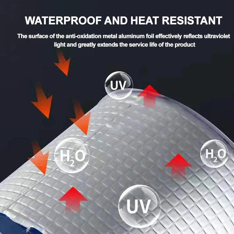 Professional Waterproof Butyl Rubber Tape External Aluminium