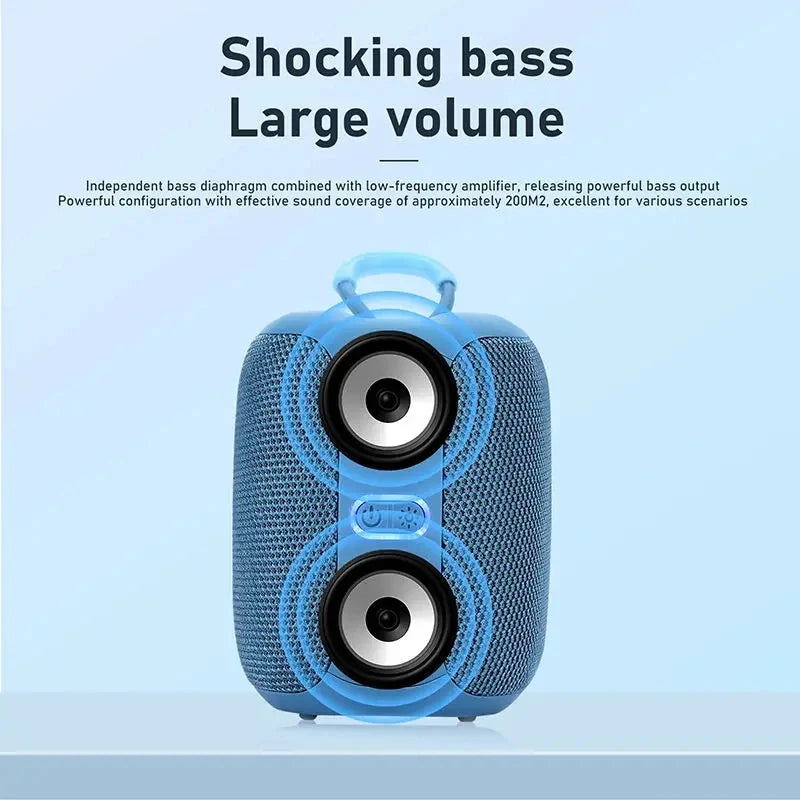 Portable Bluetooth Speaker with FM & Bass Boost - Clickilix