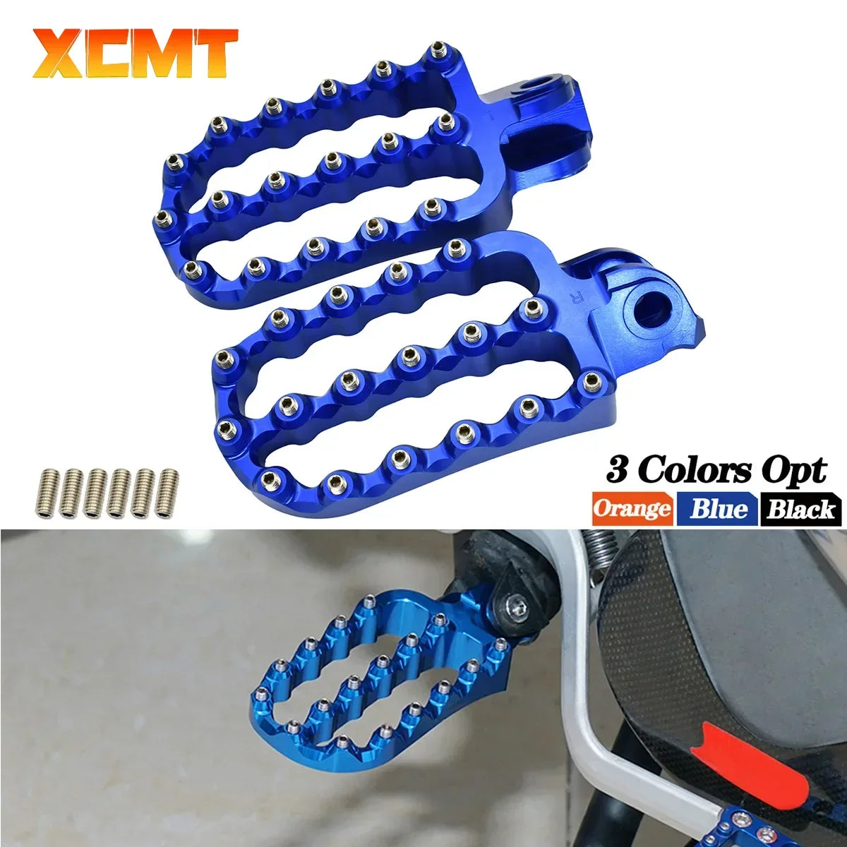 CNC Foot Pegs For KTM Adventure Supermoto
