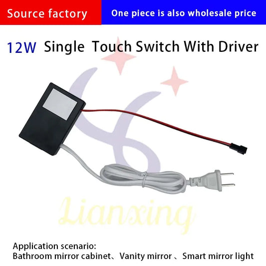 Smart Touch Sensor Switch for LED Mirror Light