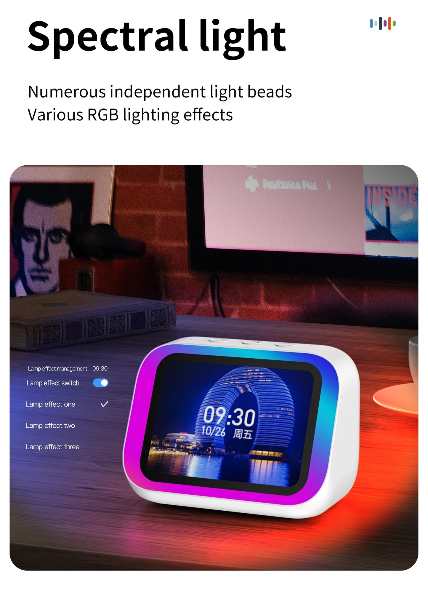Smart Bluetooth Speaker with Weather Display