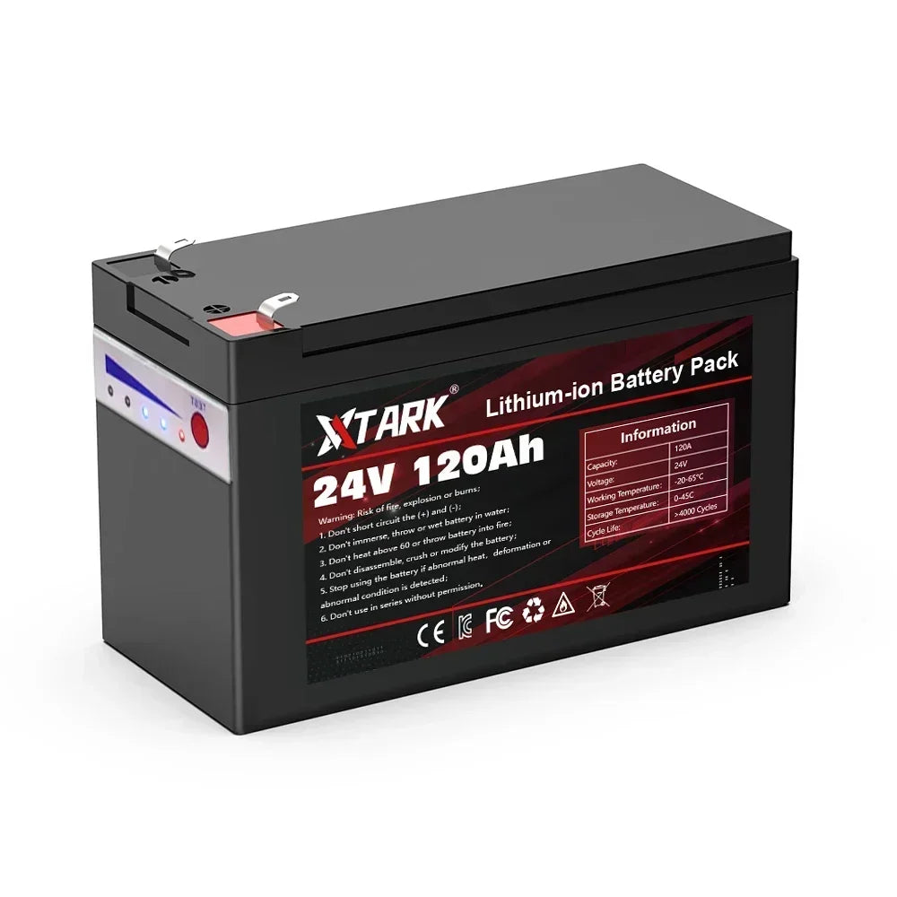 24V 120Ah Lithium Battery for Solar & EV