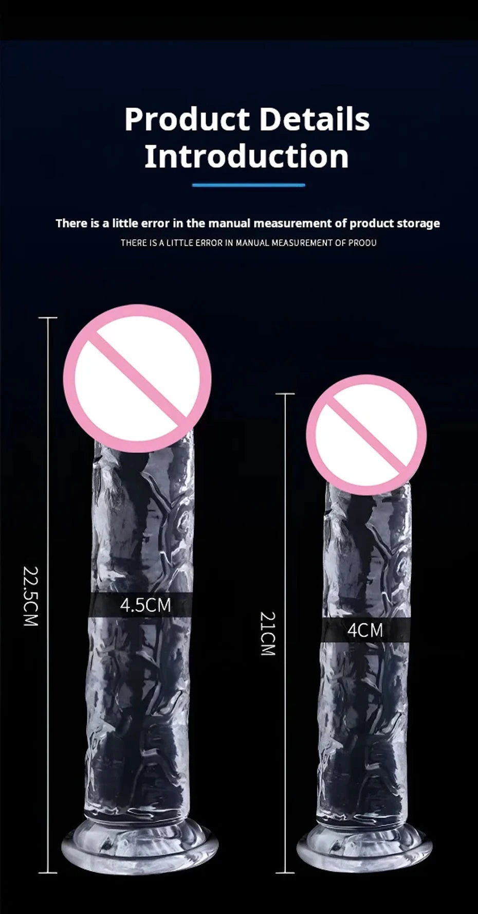 Realistic Suction Cup Dildo for Women