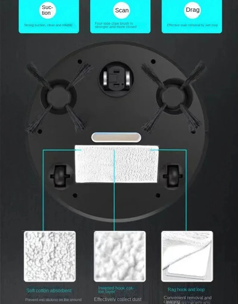 Smart 3-in-1 Robot Vacuum Cleaner