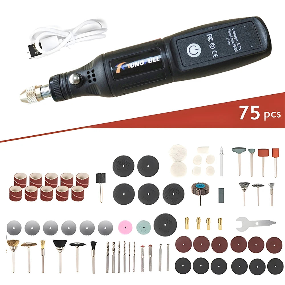 Wireless Mini Electric Drill for Precision Work