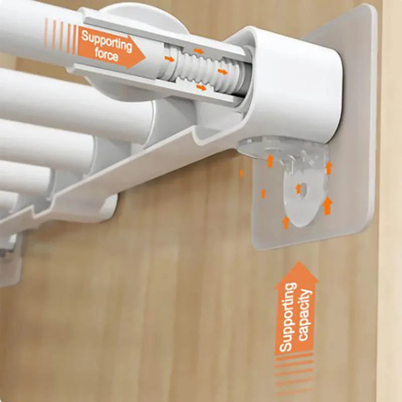 Wardrobe Divider Brackets Non-Marking Anti-Slip Support