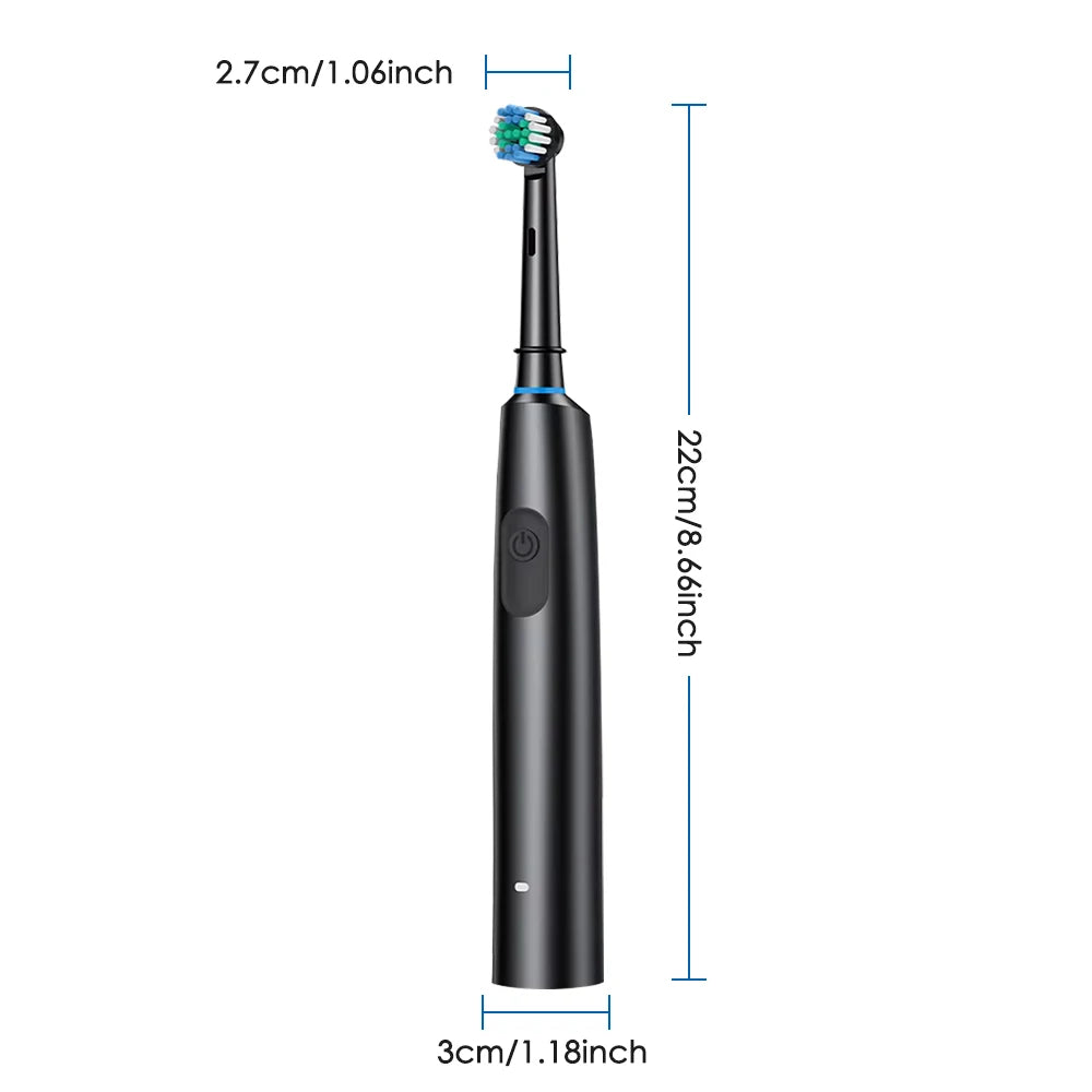 Smart Rotating Electric Toothbrush for Adults