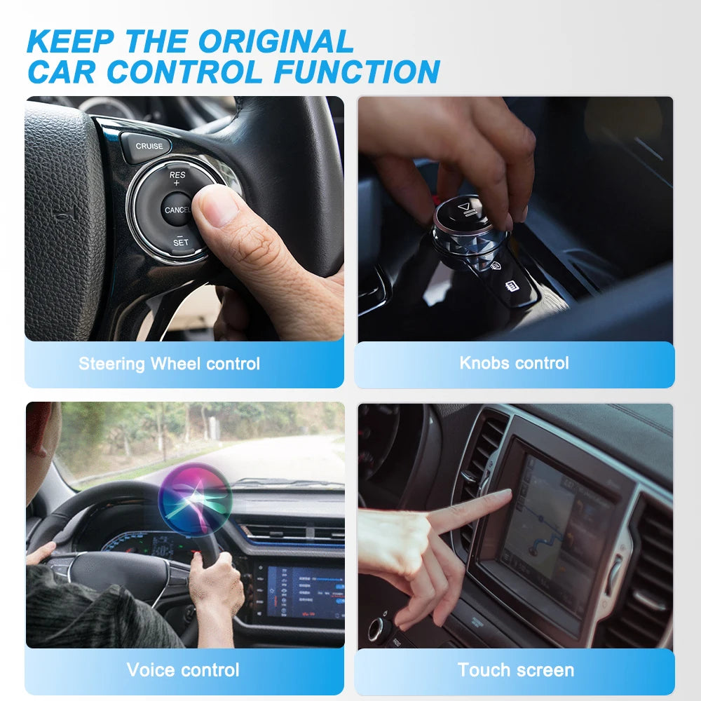 NEW 2in1 Mini  Wireless Carplay Adapter And Android Auto