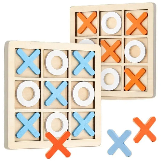 Wooden XO Puzzle Game – Fun Brain Boost for All Ages!
