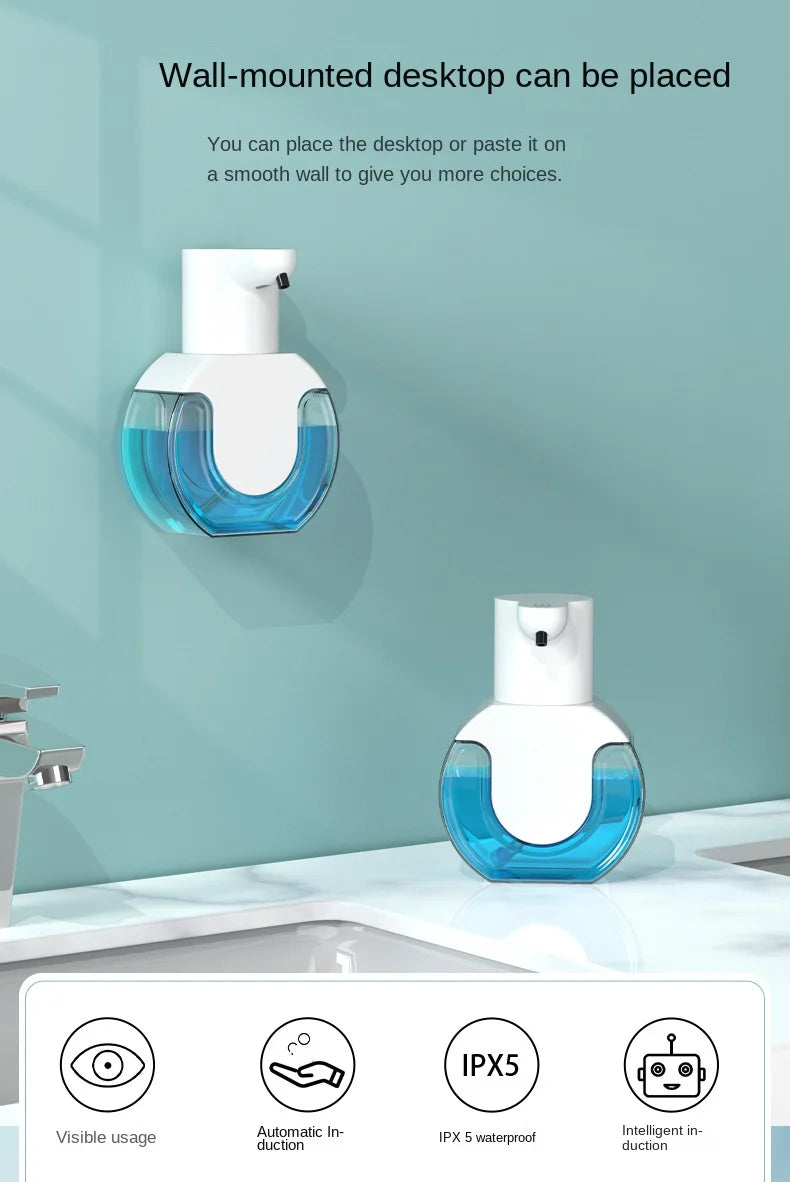 Touchless Smart Soap Dispenser 420ml – Wall-Mounted
