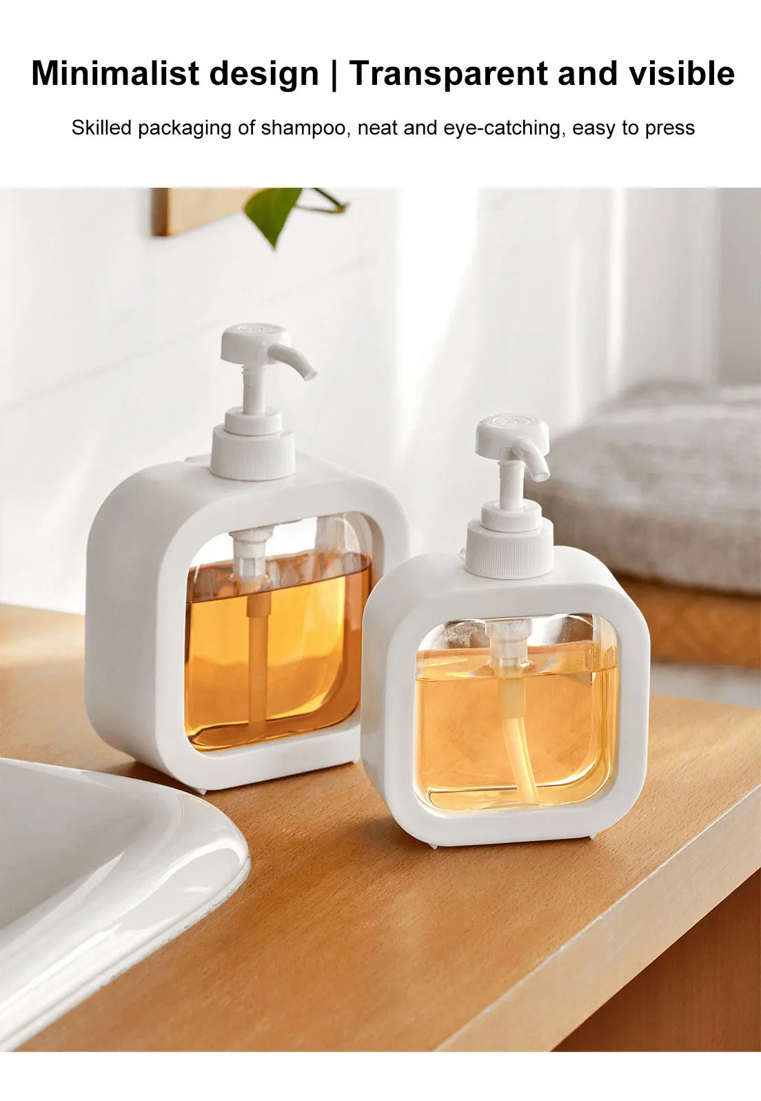 Large Capacity Refillable Detergent Dispenser Bottle