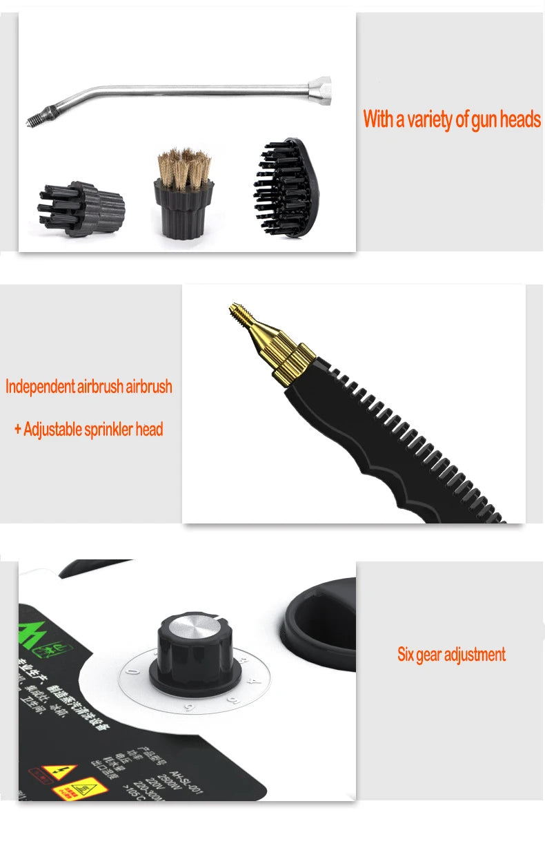 High Temp Steam Cleaner for Home & Car