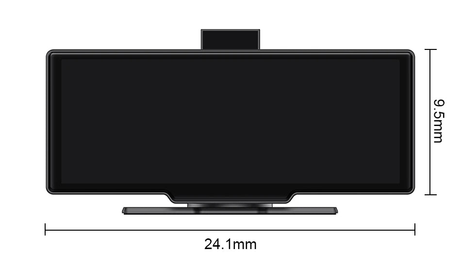 10.26'' 4K Dash Cam with Carplay & Android Auto