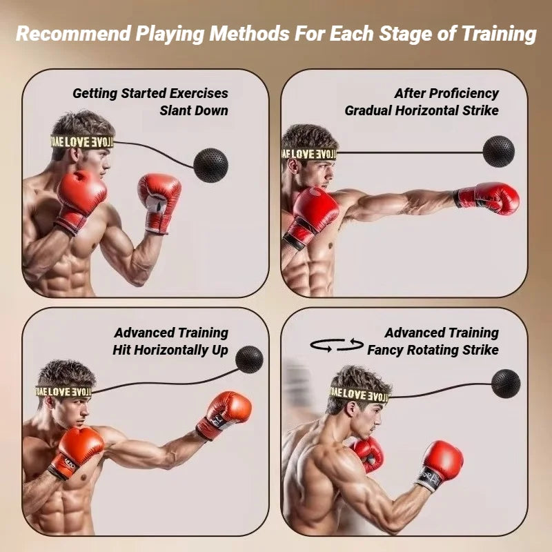 Boxing Speed Ball Head-Mounted