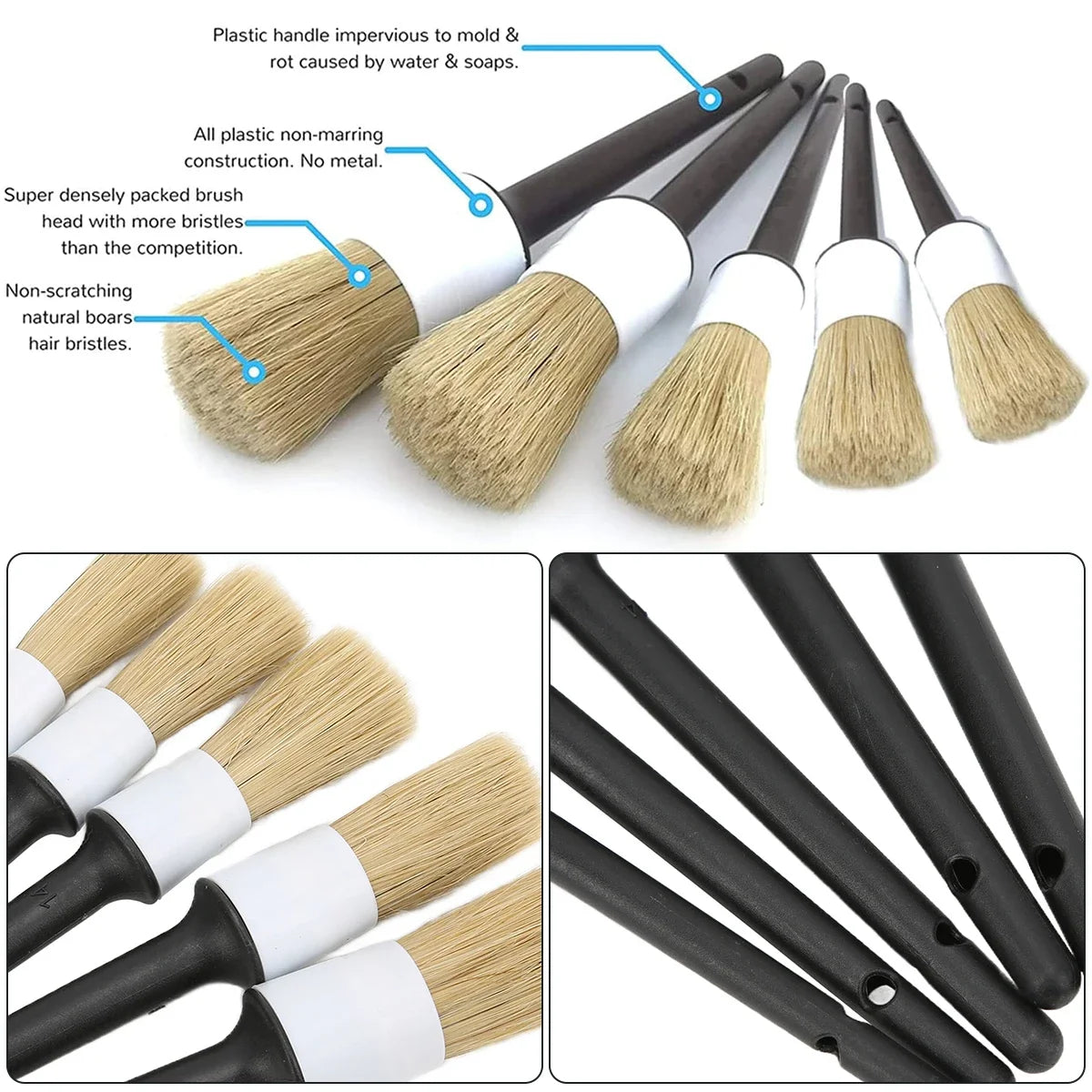 Detail your car like a pro with this brush set!