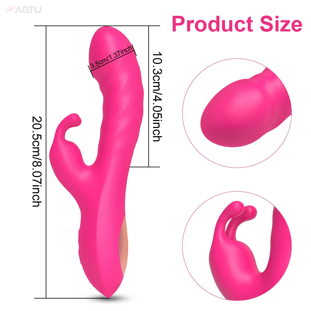 Realistic Rabbit Vibrator with 10 Modes