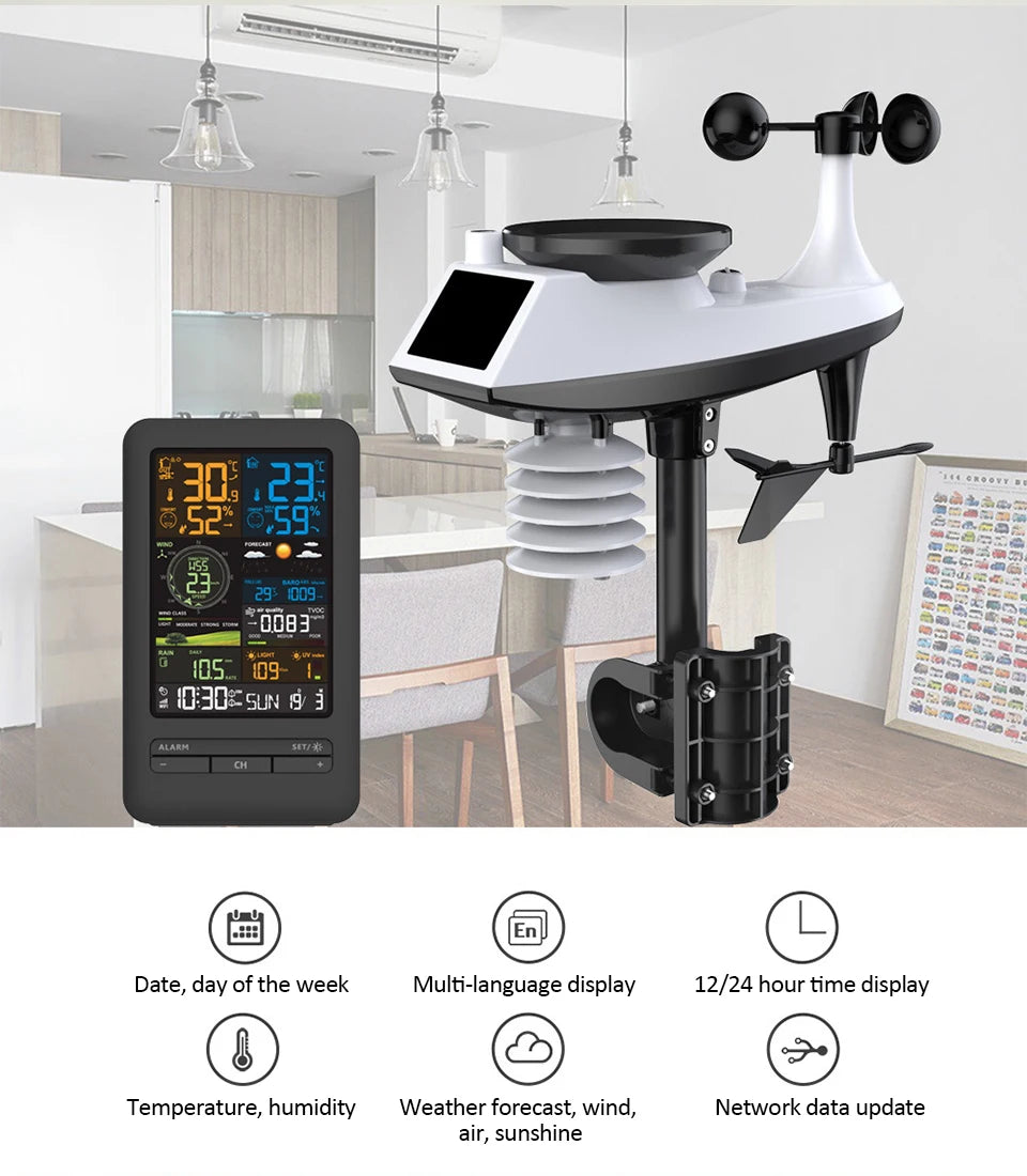 Smart WiFi Weather Station with Air Quality Monitor