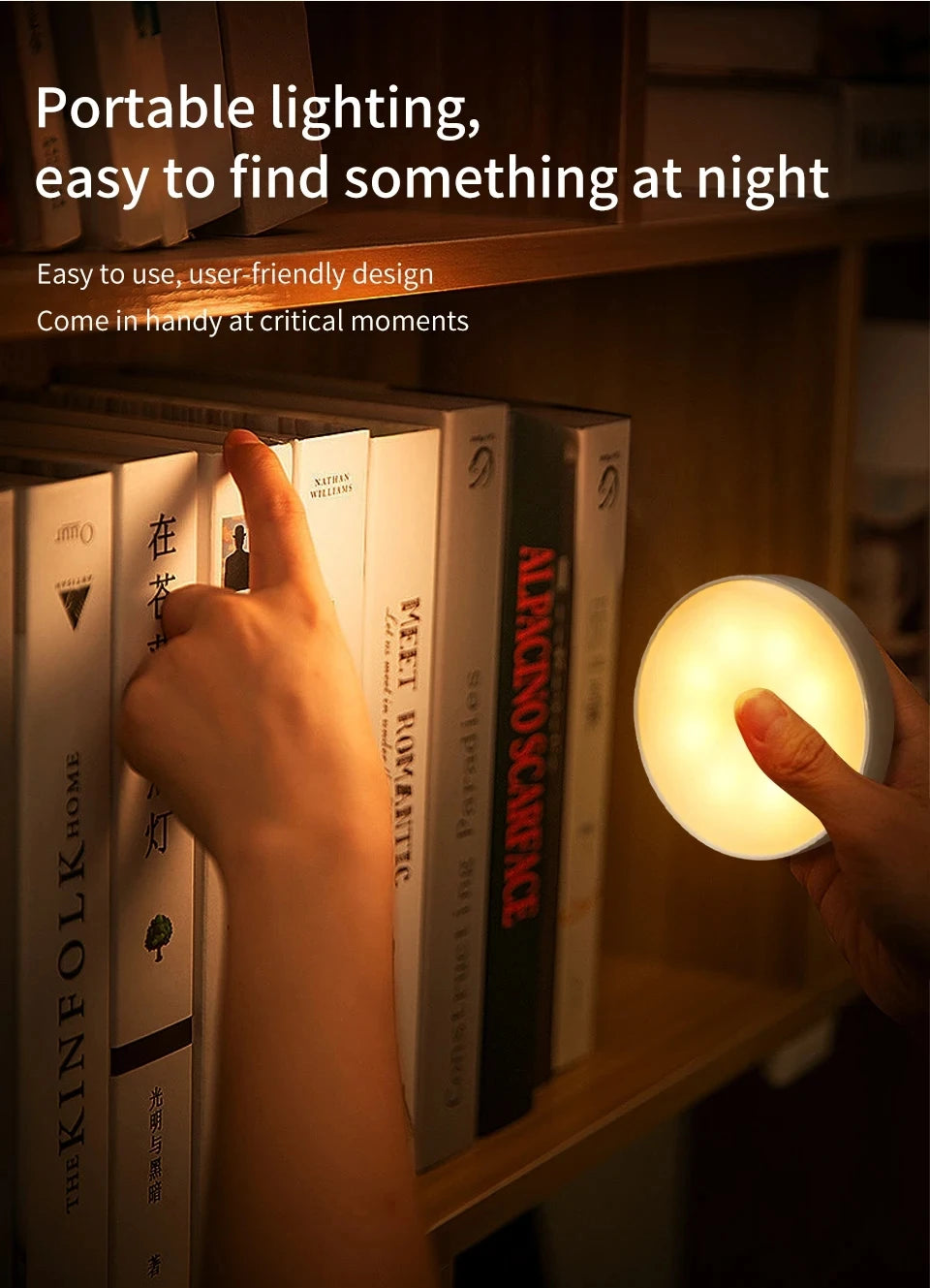 Smart USB Rechargeable Motion Sensor Cabinet Light
