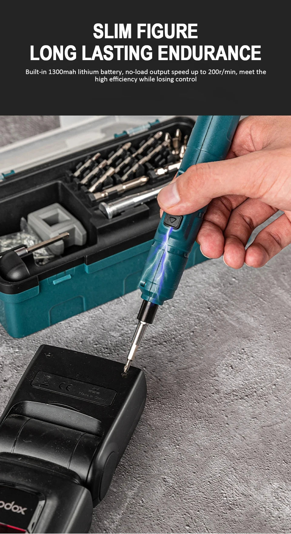 Fix smarter with this mini electric screwdriver set!