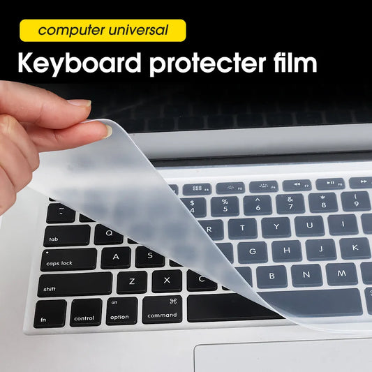 Universal Silicone Laptop Keyboard Cover – Dustproof & Waterproof