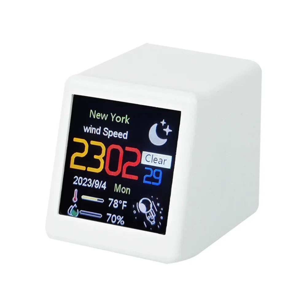 Smart WiFi Weather Clock with Bitcoin Monitor