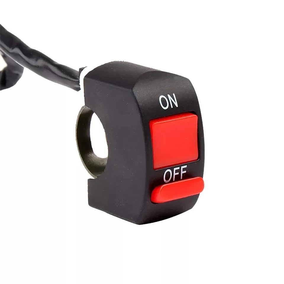 Motorcycle Handlebar Switch with LED Light Waterproof