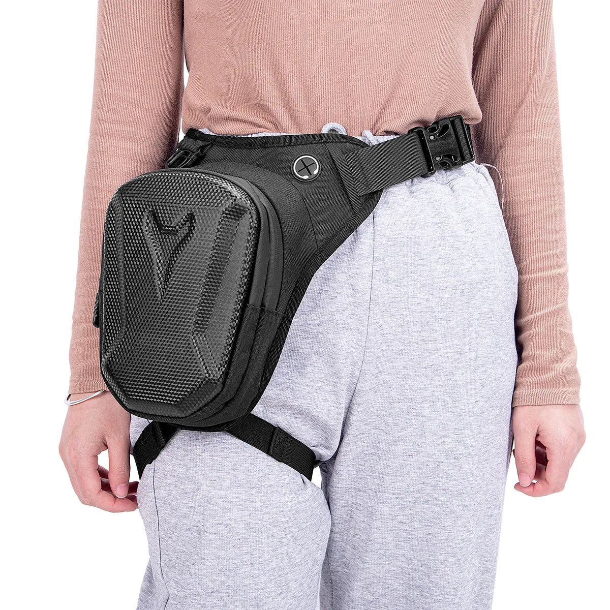 Waterproof Motorcycle Leg & Waist Bag – Rider Crossbody Gear