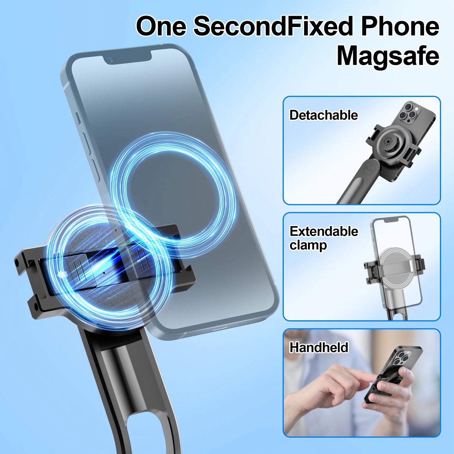 C20 Magnetic Selfie Stick Tripod – Snap, Shoot, Share Anywhere!