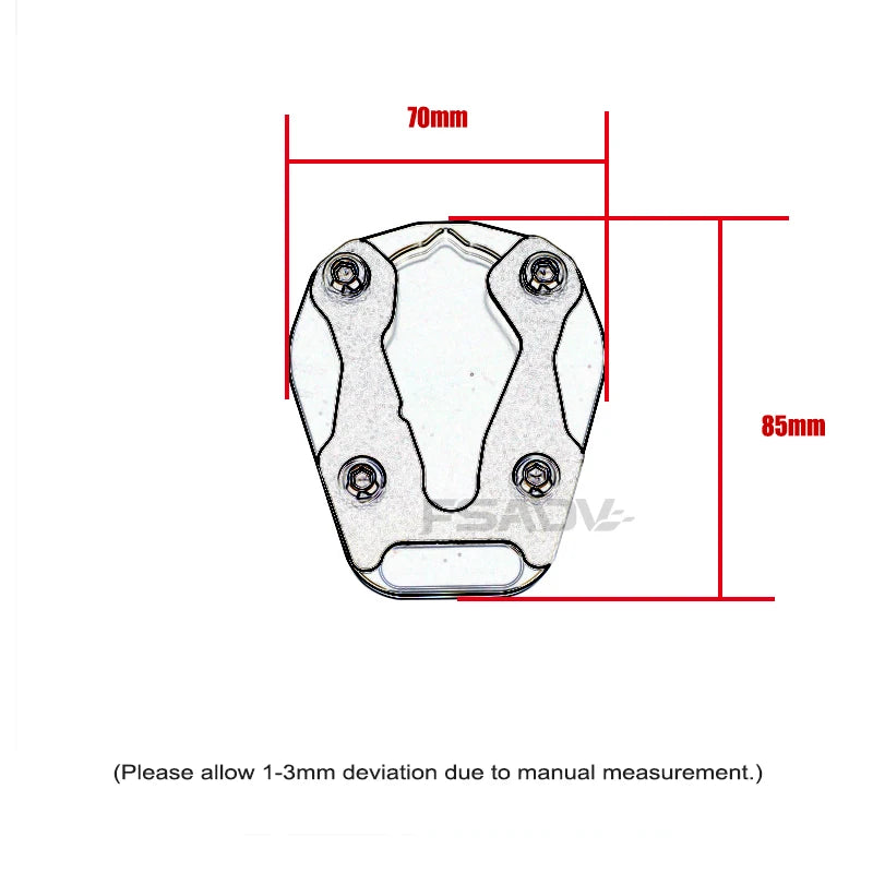 Kickstand Extension Pad for CFMOTO 450MT 2024-2025