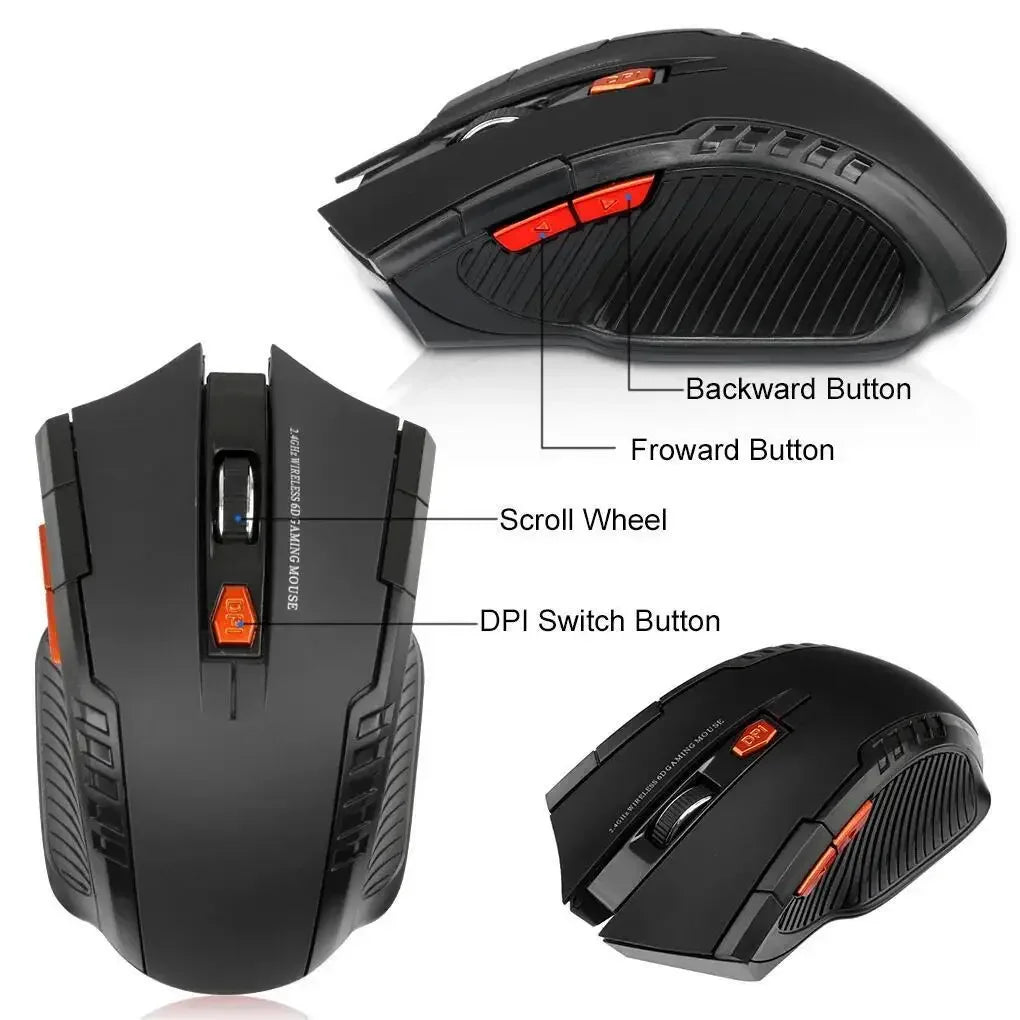 2.4G Wireless Gaming Mouse 1600DPI