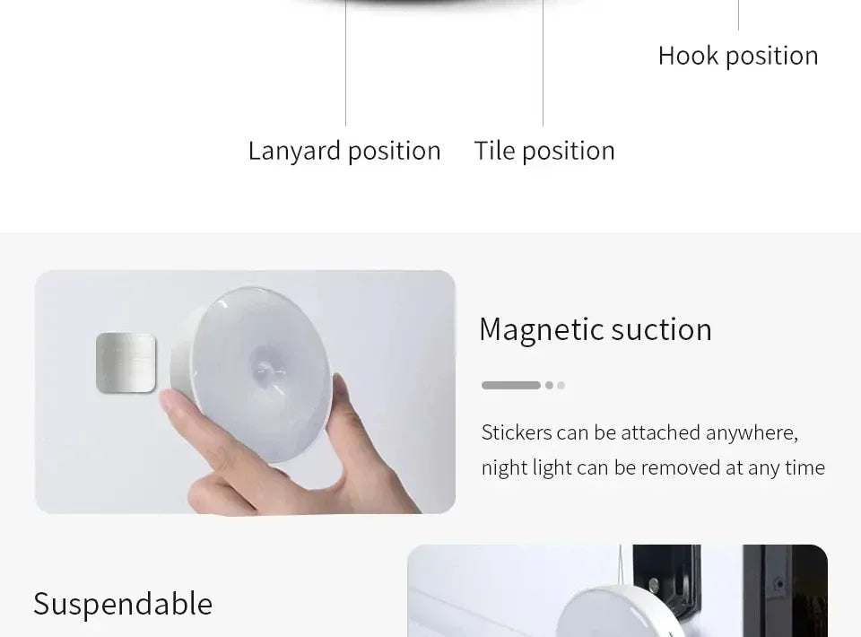 USB Rechargeable Motion Sensor Cabinet Light