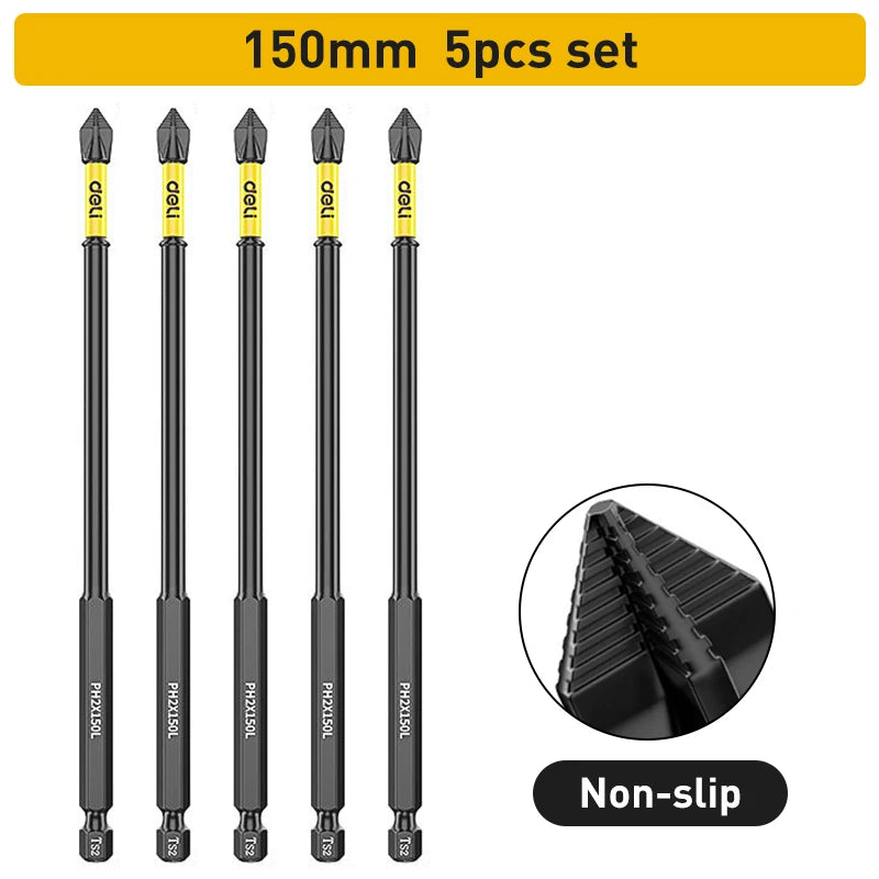 Anti-Slip Magnetic Screwdriver Bits Set – Precision Meets Power!