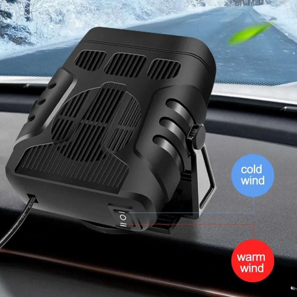12V/24V Portable Car Heater Defroster Fan