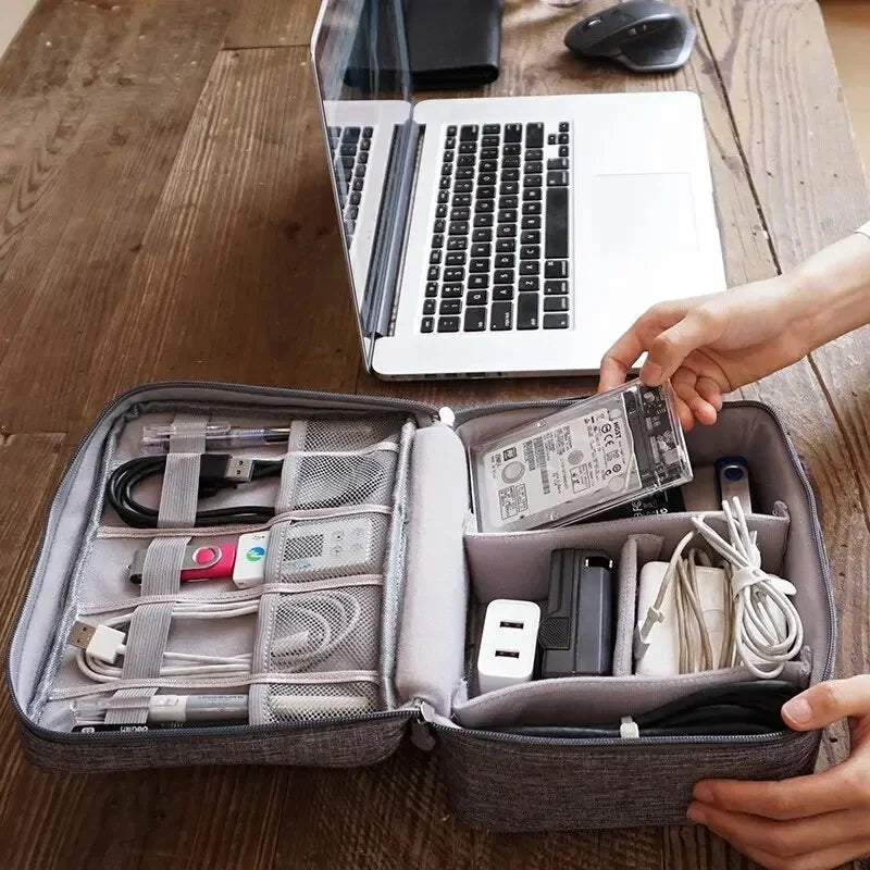 Waterproof Cable Organizer Travel Bag