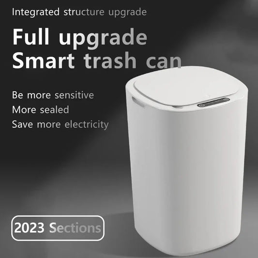 Smart Sensing Automatic White Trash Can 12L