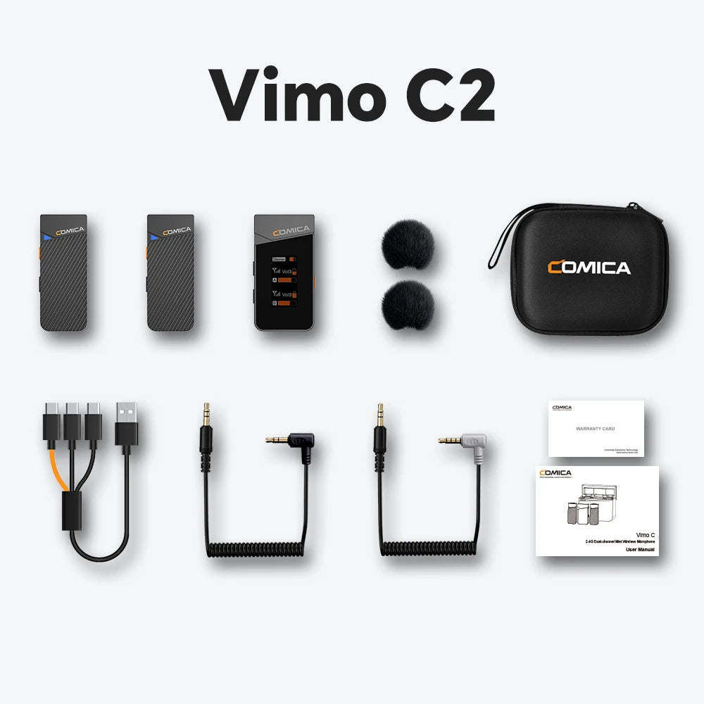 Comica Vimo C Mini Wireless Lapel Microphone Kit