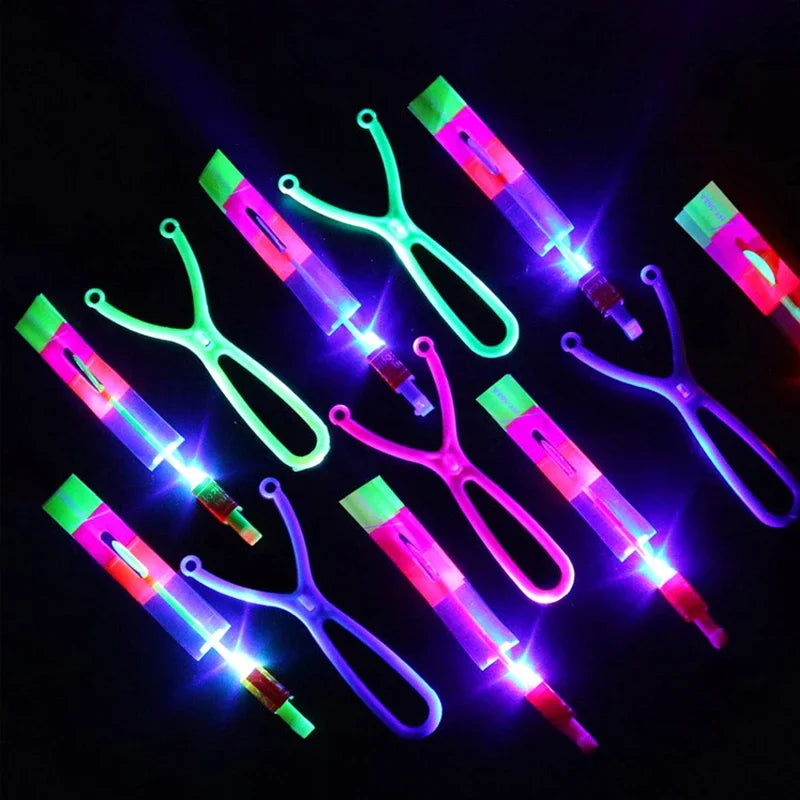 LED Rocket Helicopter Toys – Launch Light & Fun into the Sky!